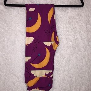 Lularoe OS Leggings Unicorn Print Stars Moon